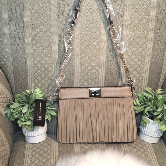 NWT Inc International Concepts Fringe Convertible Shoulder & Crossbody B… - Picture 16 of 16